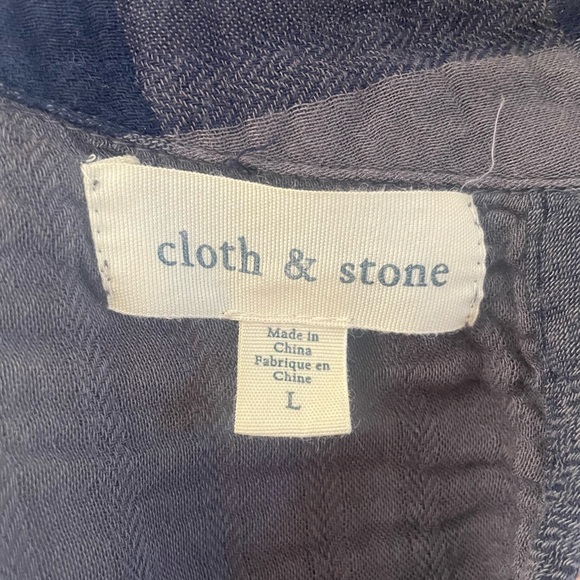 cloth & stone plaid mock neck sheath size large - Picture 5 of 7